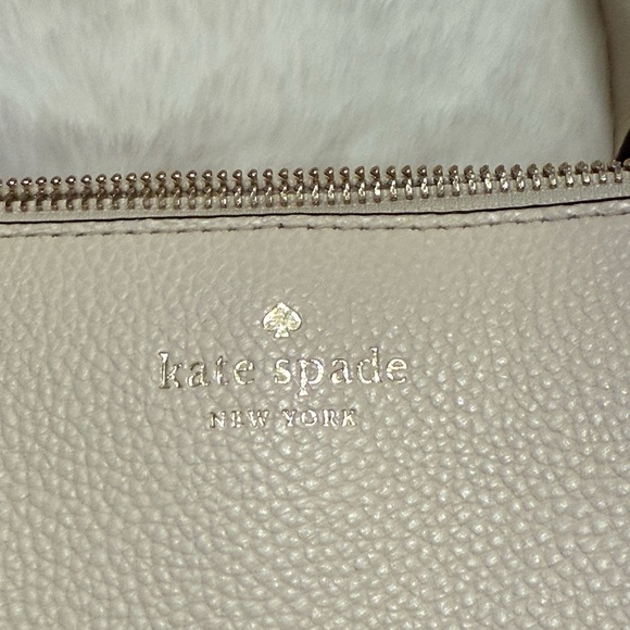 Kate Spade Light Beige Satchel Purse Handbag - Picture 3 of 7
